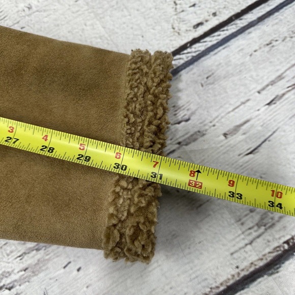 LL Bean Hooded Coat Sherpa Lined Toggle Closure Womens Size Medium Brown 0 GHP5 - Picture 7 of 13